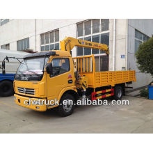 Dongfeng 6 tons cargo crane truck